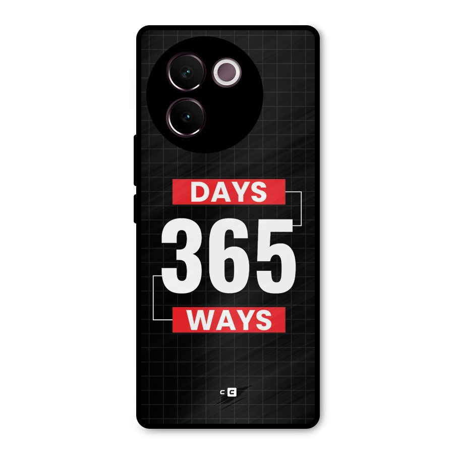 Year Ways Metal Back Case for Vivo V30e