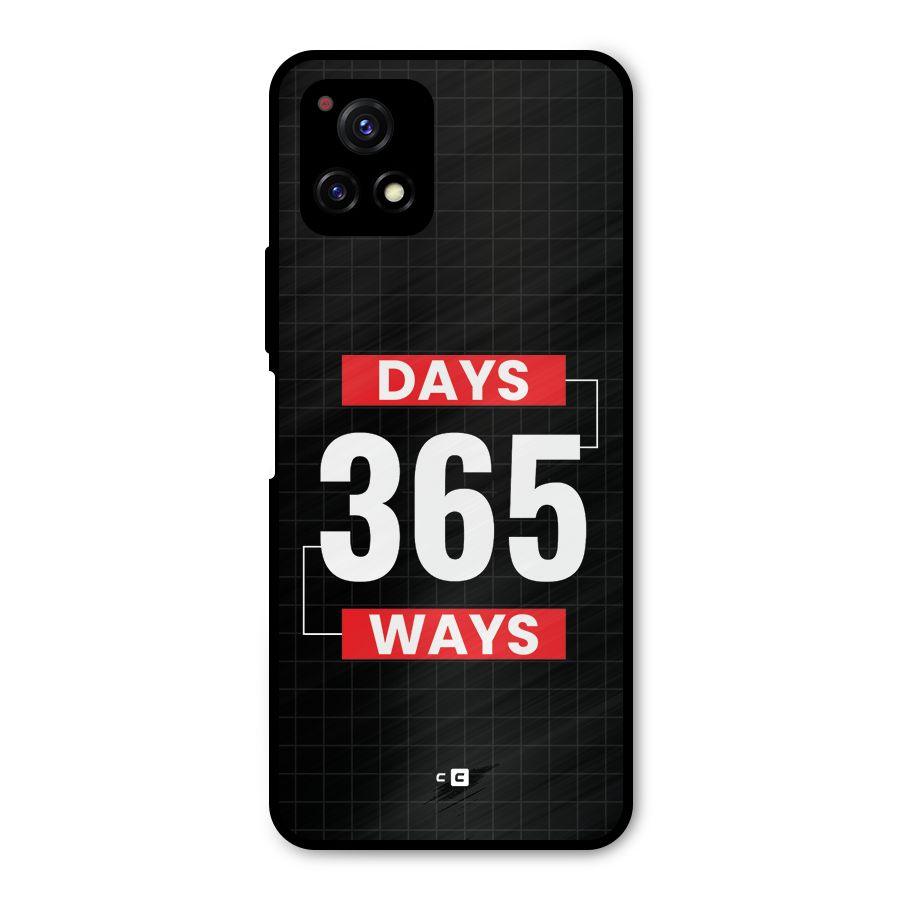 Year Ways Metal Back Case for Vivo Y72 5G