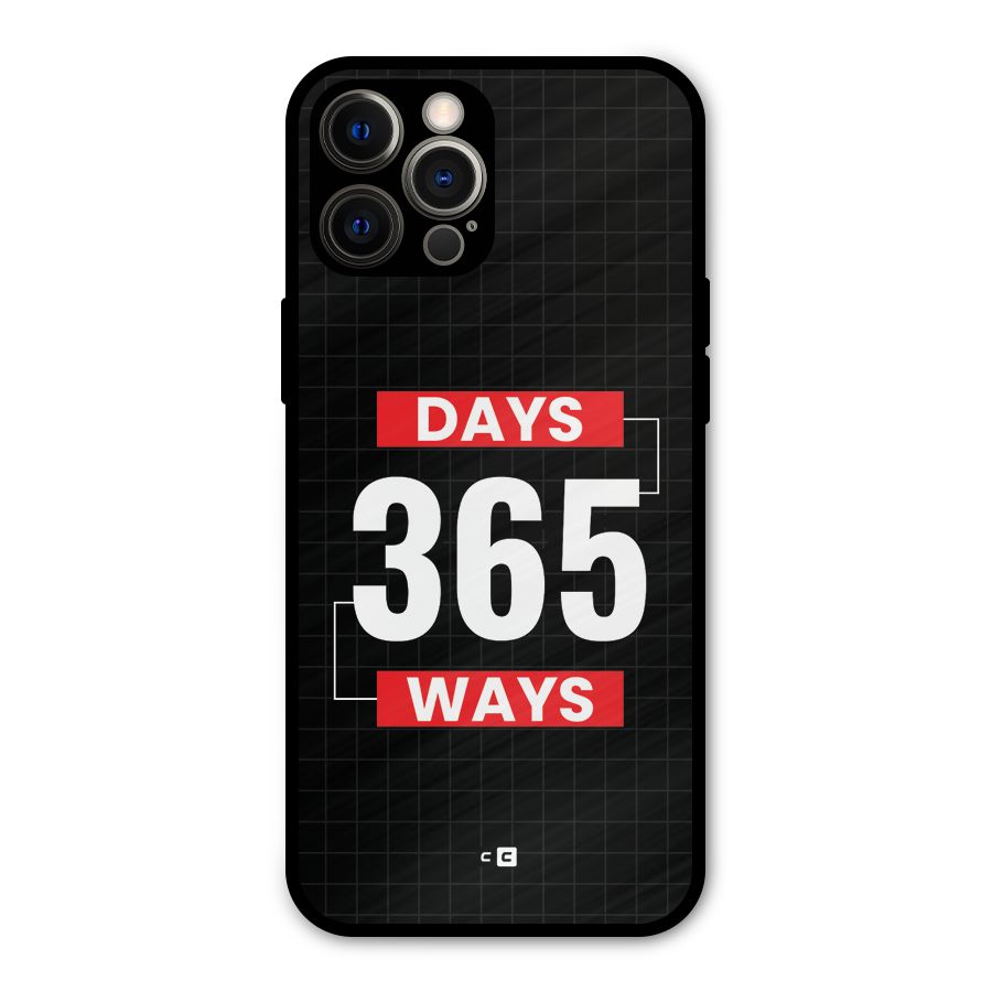 Year Ways Metal Back Case for iPhone 12 Pro Max