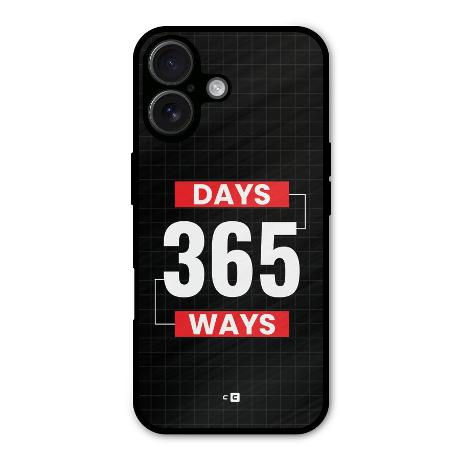 Year Ways Metal Back Case for iPhone 16