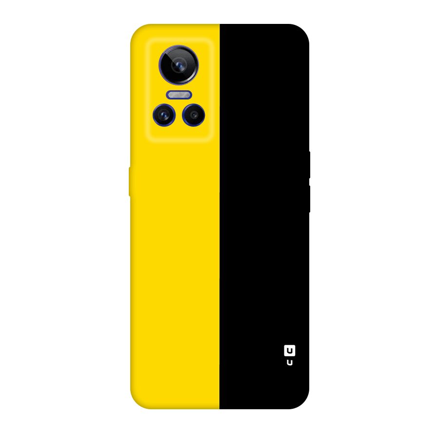 Yellow Black Super Minimalistic Original Polycarbonate Back Case for Realme GT Neo 3