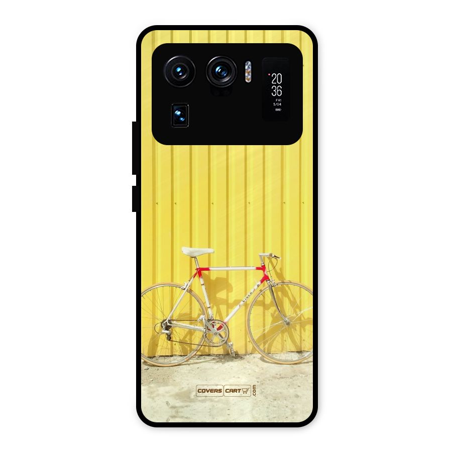 Yellow Cycle Classic Metal Back Case for Mi 11 Ultra