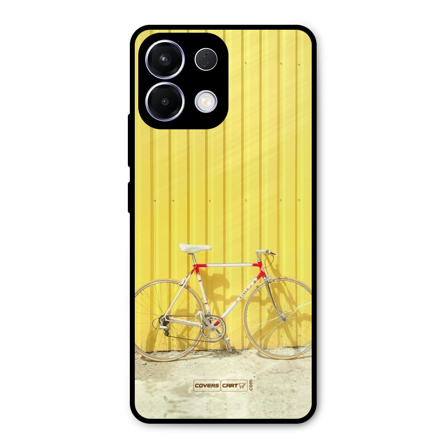 Yellow Cycle Classic Metal Back Case for Oppo K13