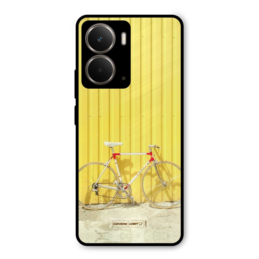 Yellow Cycle Classic Metal Back Case for Realme P3