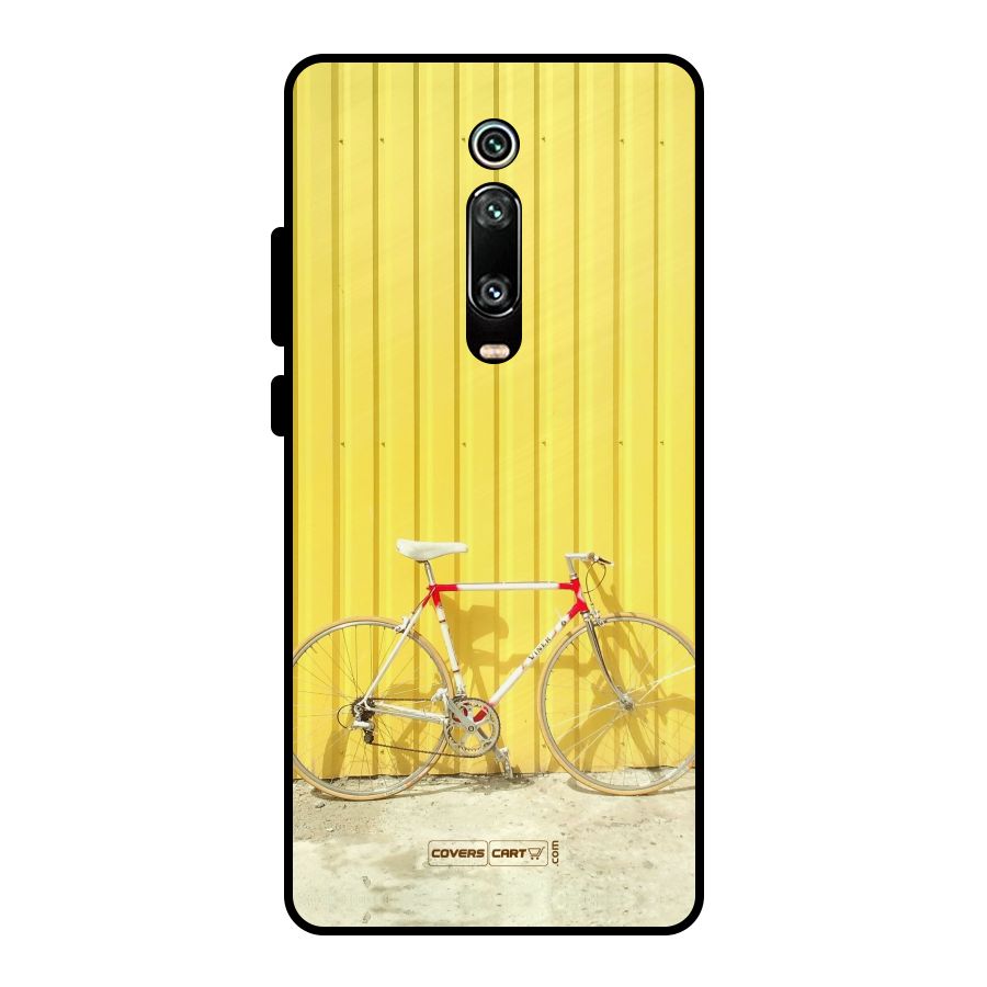 Yellow Cycle Classic Metal Back Case for Redmi K20