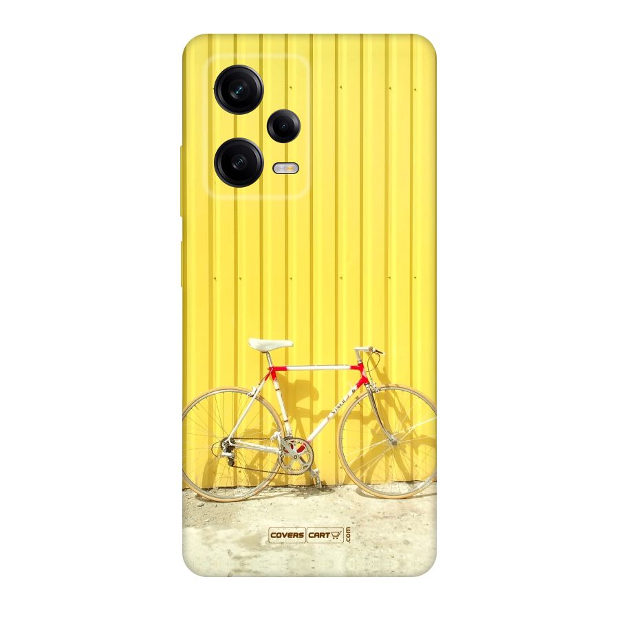 Yellow Cycle Classic Original Polycarbonate Back Case for Redmi Note 12 Pro