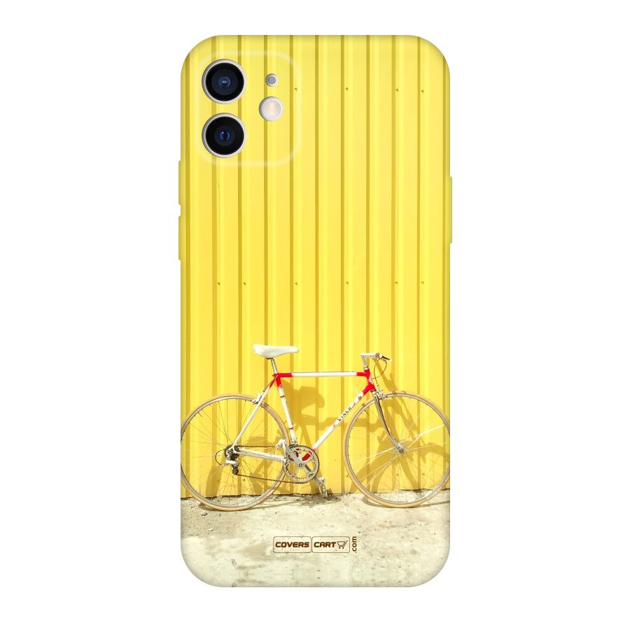 Yellow Cycle Classic Original Polycarbonate Back Case for iPhone 12