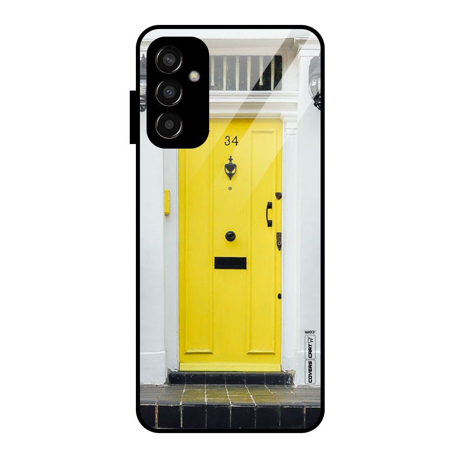 Yellow Door Glass Back Case for Galaxy F13