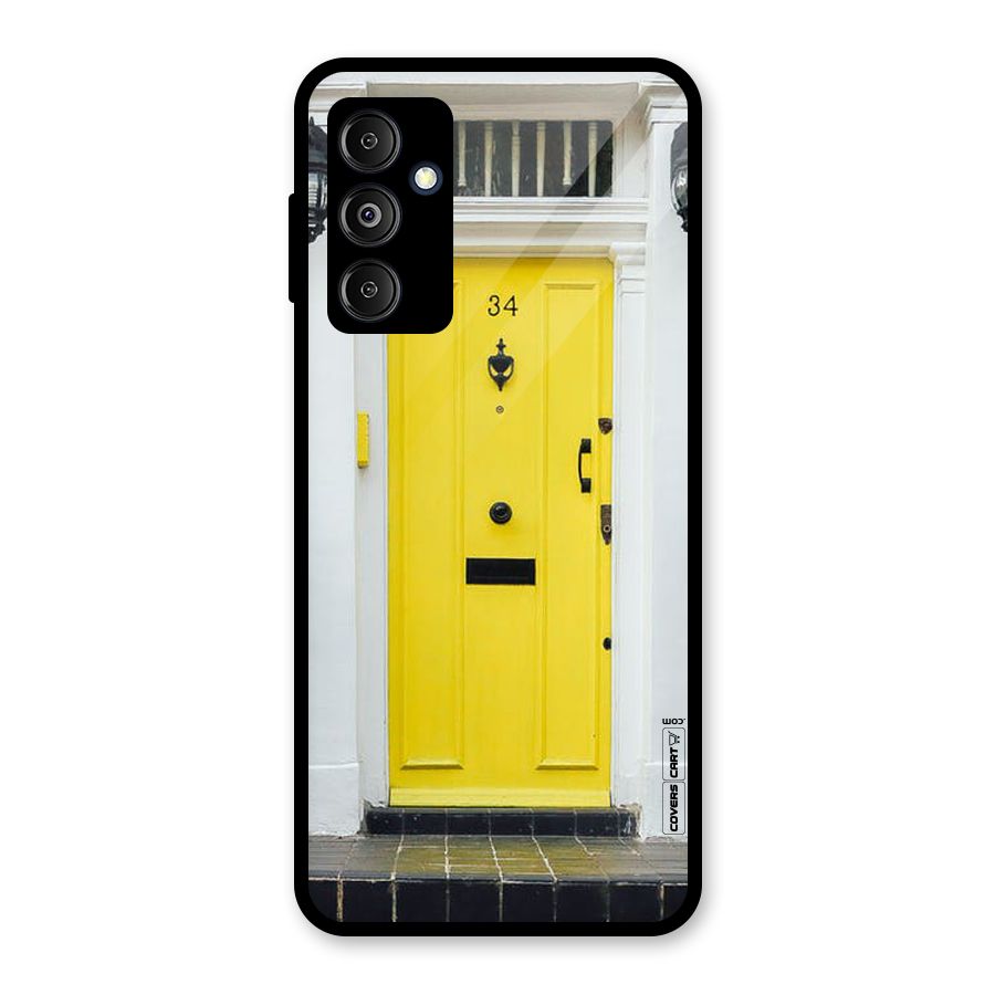 Yellow Door Glass Back Case for Galaxy M14 5G