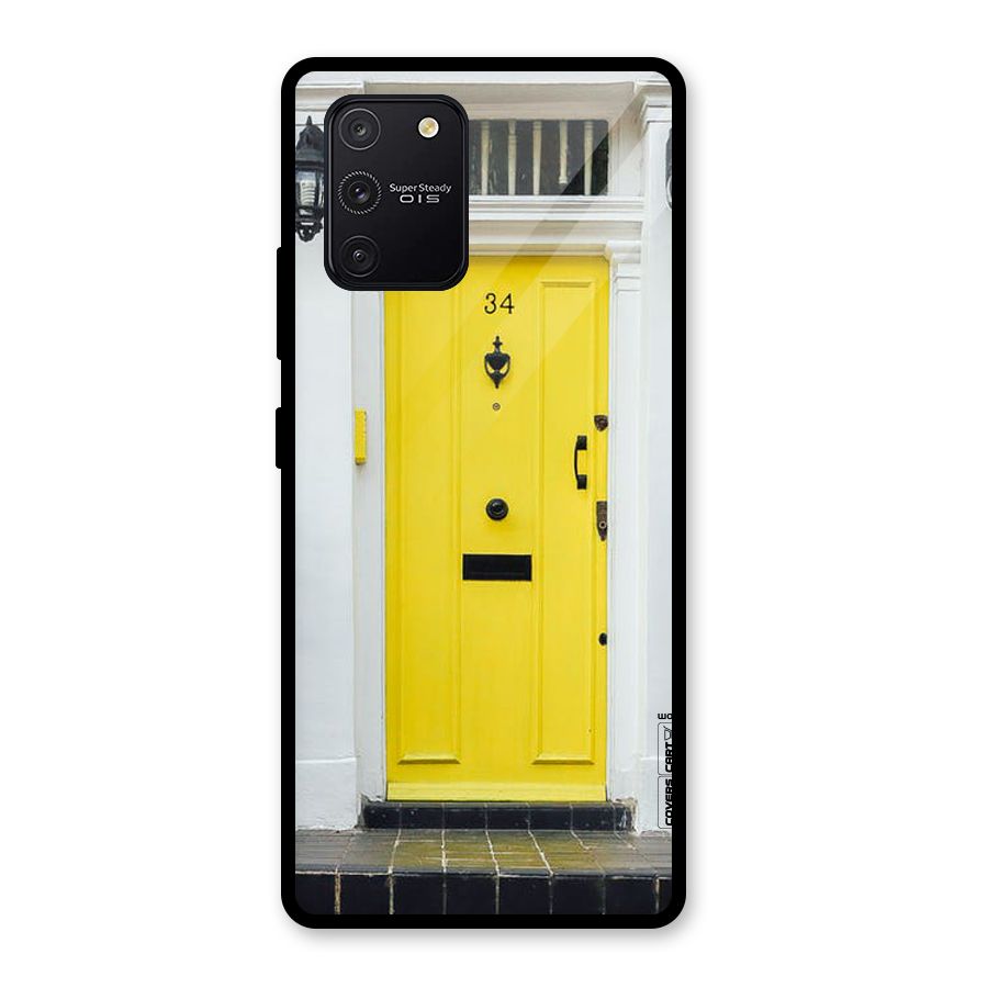 Yellow Door Glass Back Case for Galaxy S10 Lite