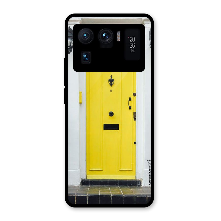 Yellow Door Glass Back Case for Mi 11 Ultra