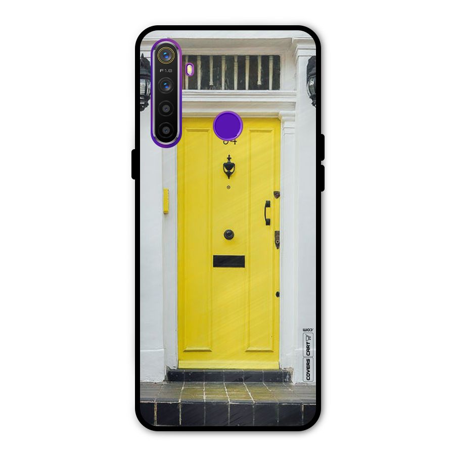 Yellow Door Glass Back Case for Realme 5s
