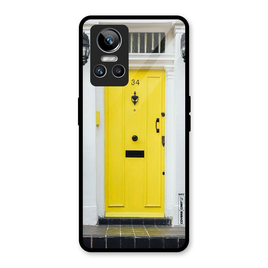 Yellow Door Glass Back Case for Realme GT Neo 3