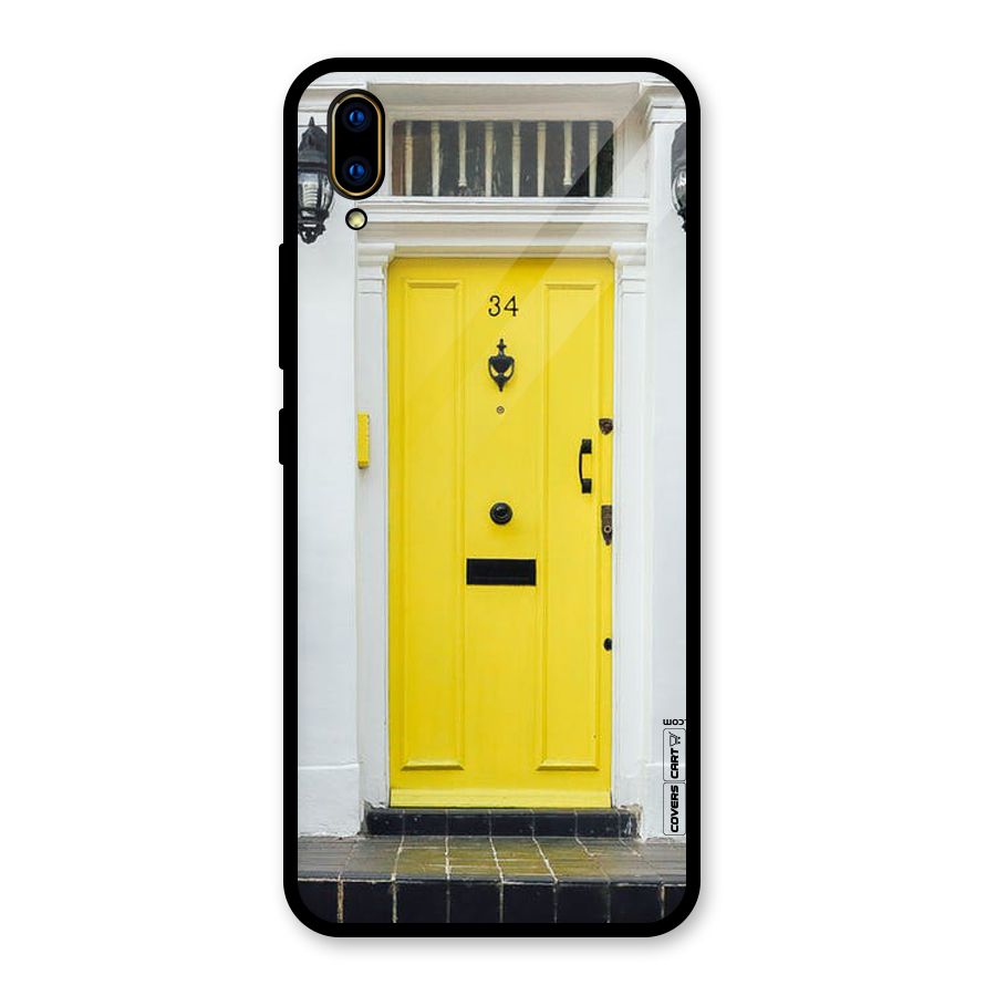 Yellow Door Glass Back Case for Vivo V11 Pro
