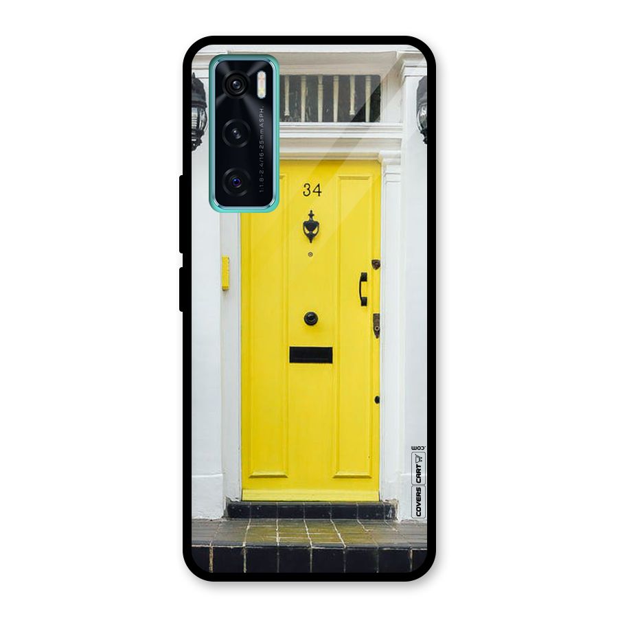 Yellow Door Glass Back Case for Vivo V20 SE