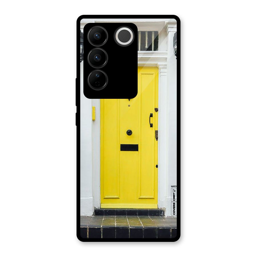 Yellow Door Glass Back Case for Vivo V27