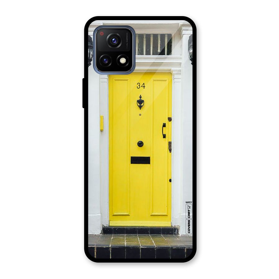 Yellow Door Glass Back Case for Vivo Y72 5G