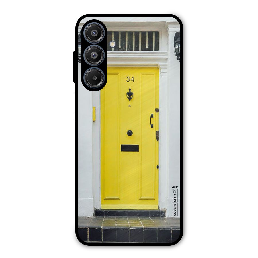 Yellow Door Metal Back Case for Galaxy A16 5G