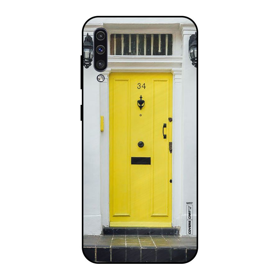 Yellow Door Metal Back Case for Galaxy A30s