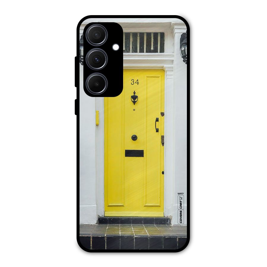 Yellow Door Metal Back Case for Galaxy A35