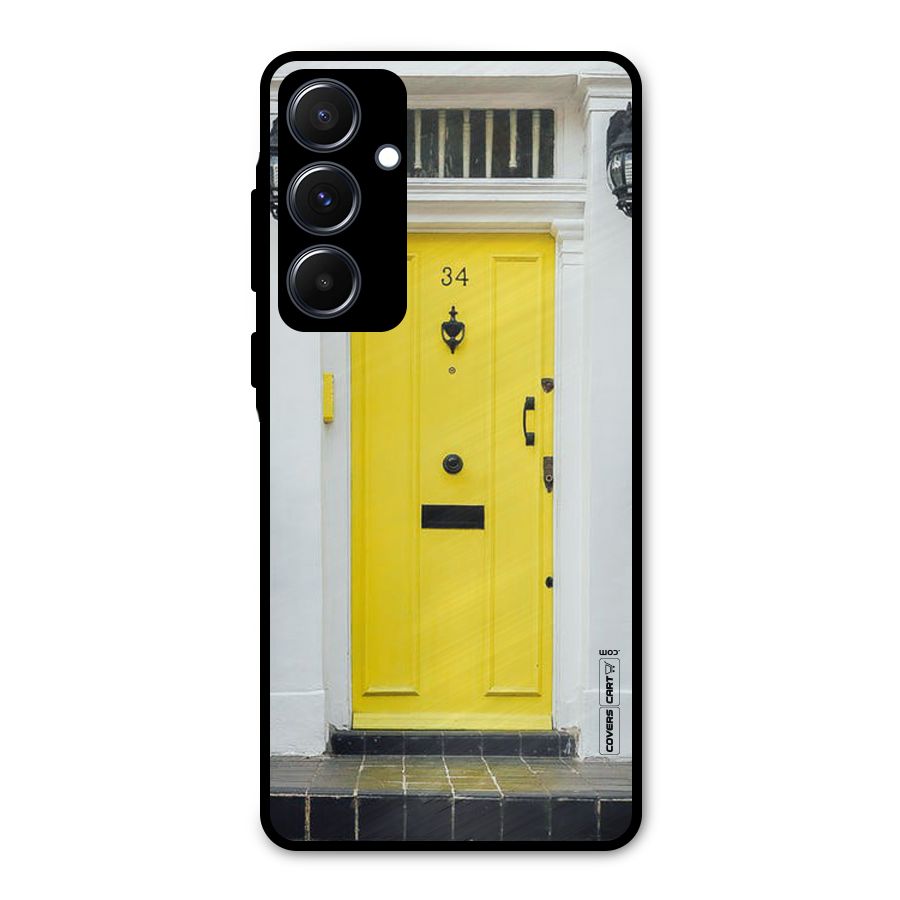 Yellow Door Metal Back Case for Galaxy A55