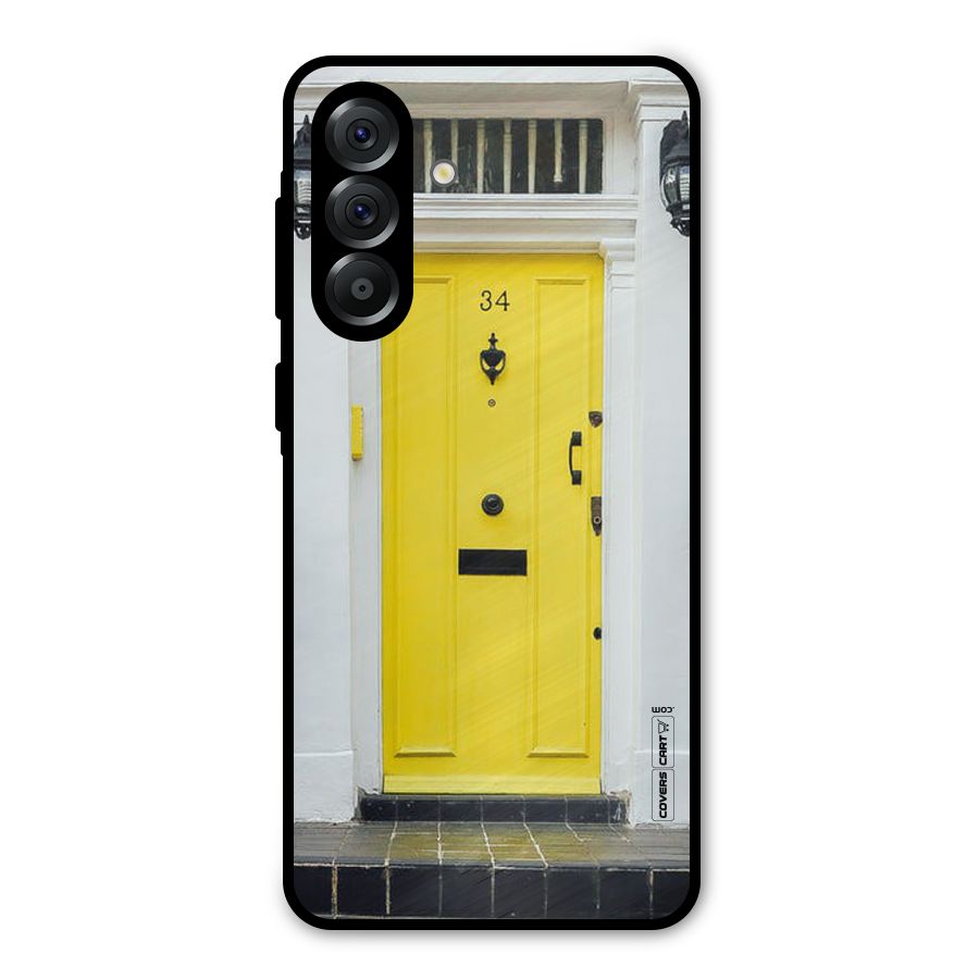 Yellow Door Metal Back Case for Galaxy A56