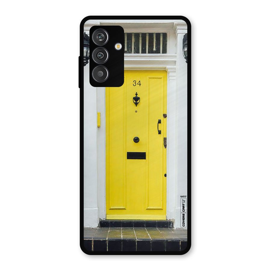 Yellow Door Metal Back Case for Galaxy F13