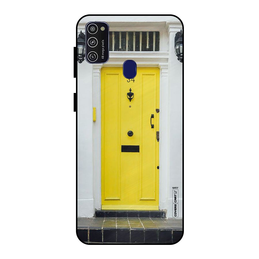 Yellow Door Metal Back Case for Galaxy M30s