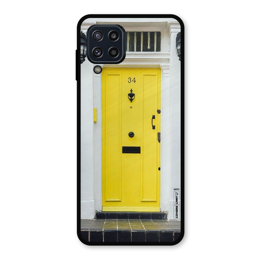 Yellow Door Metal Back Case for Galaxy M32