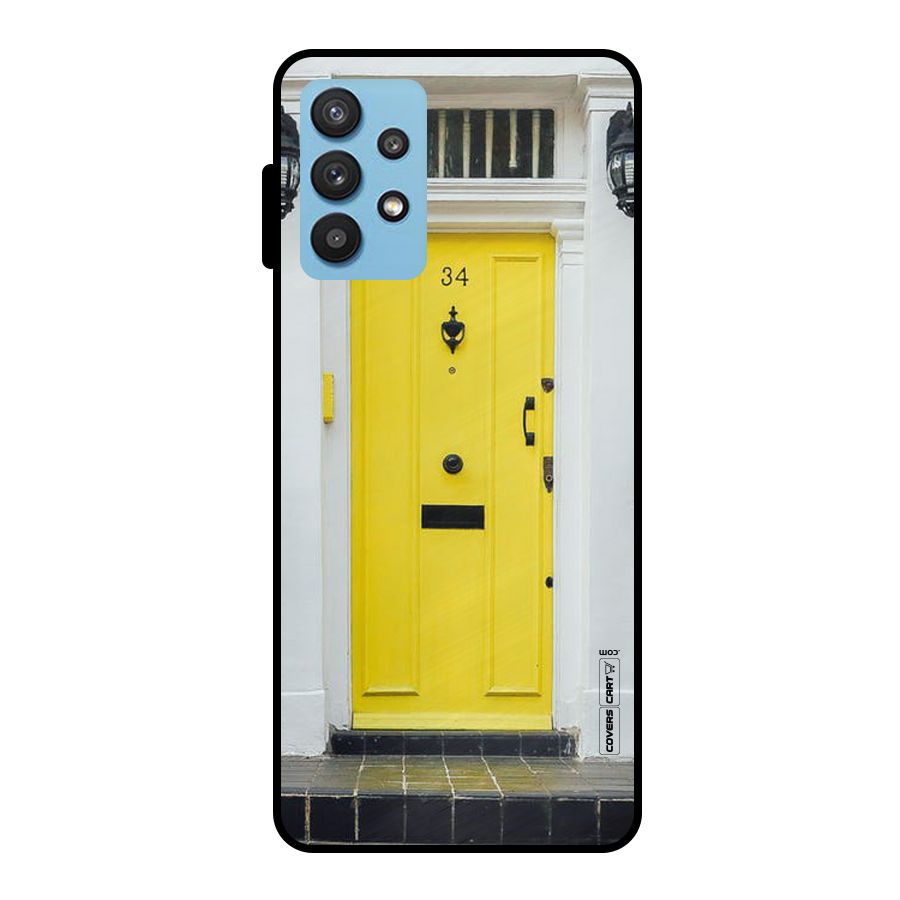 Yellow Door Metal Back Case for Galaxy M32 5G