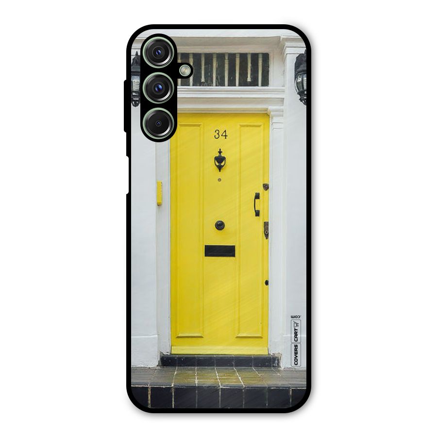 Yellow Door Metal Back Case for Galaxy M34