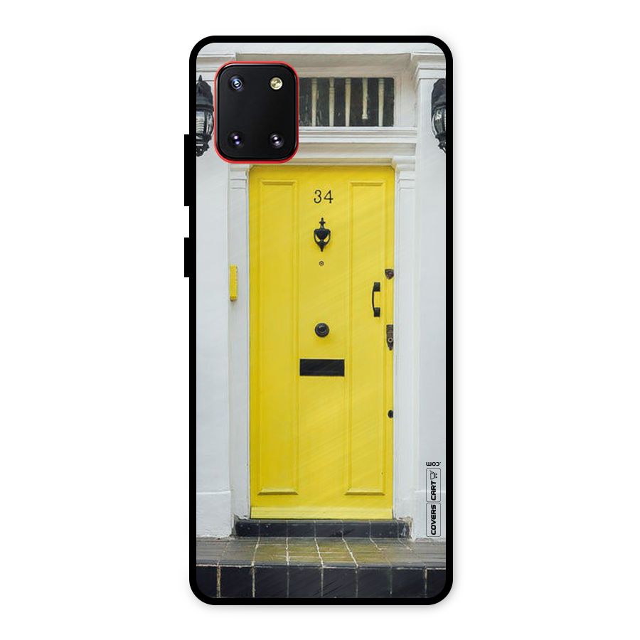 Yellow Door Metal Back Case for Galaxy Note 10 Lite