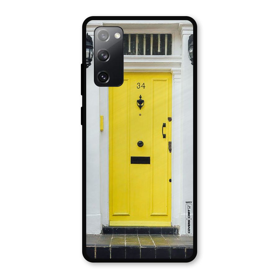 Yellow Door Metal Back Case for Galaxy S20 FE