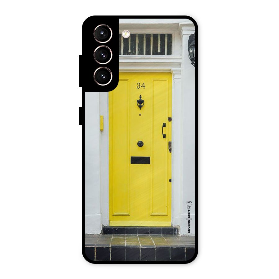 Yellow Door Metal Back Case for Galaxy S21 5G