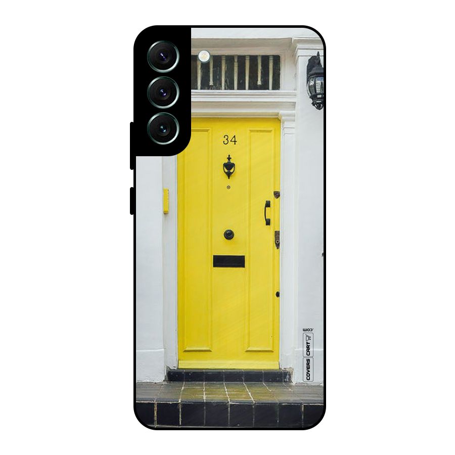 Yellow Door Metal Back Case for Galaxy S22 Plus 5G