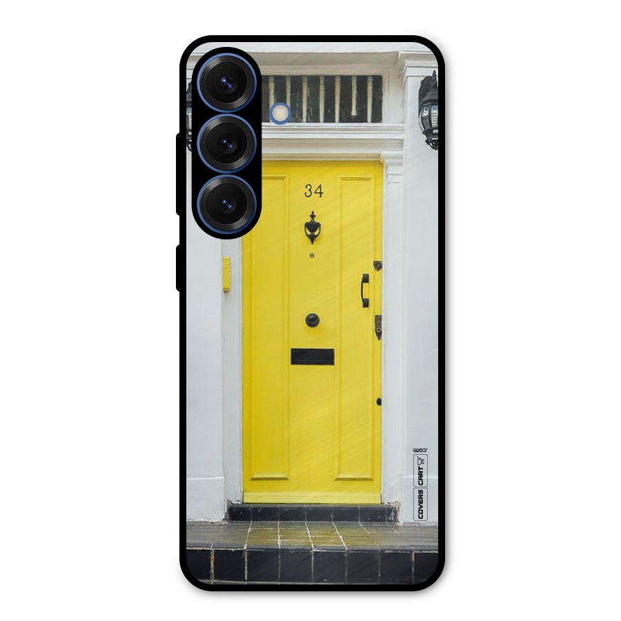 Yellow Door Metal Back Case for Galaxy S25