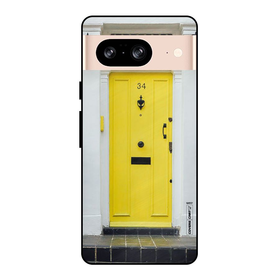 Yellow Door Metal Back Case for Google Pixel 8