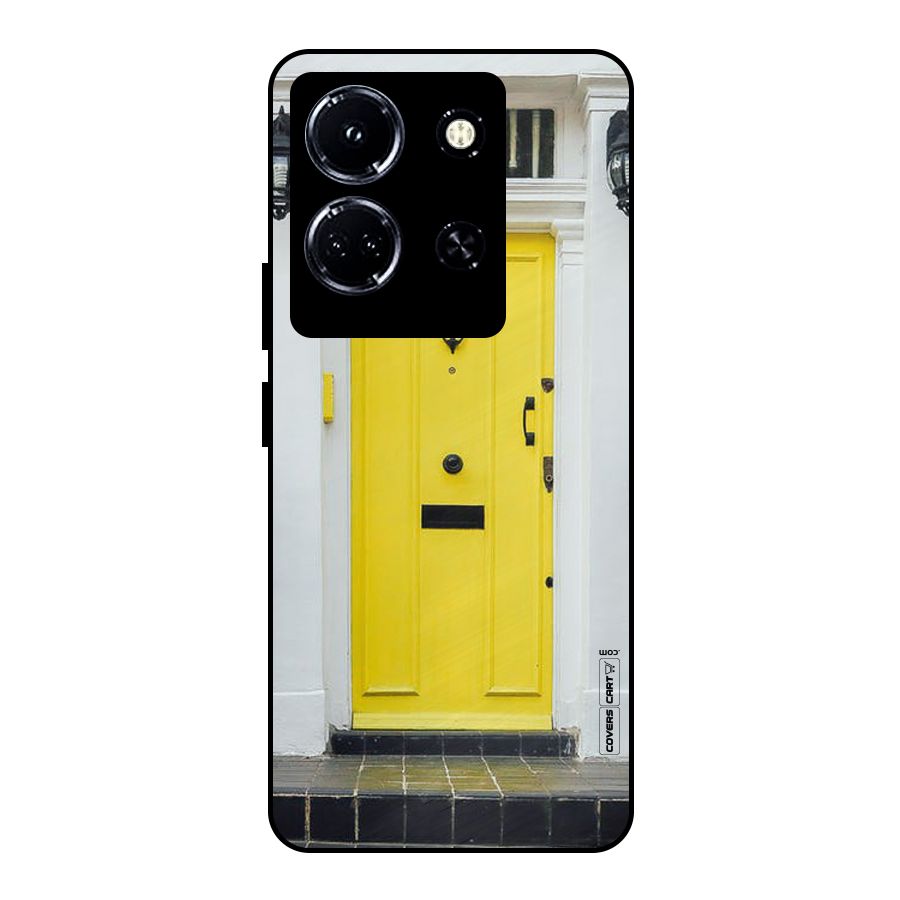 Yellow Door Metal Back Case for Infinix Note 30 5G