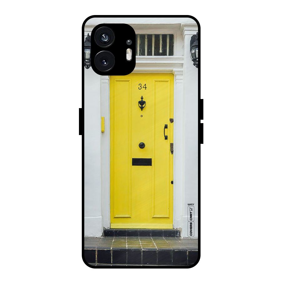 Yellow Door Metal Back Case for Nothing Phone 2