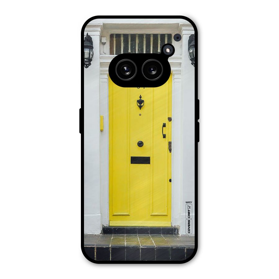 Yellow Door Metal Back Case for Nothing Phone 2a Plus