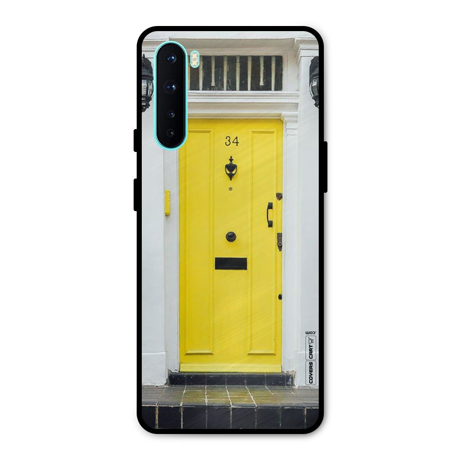 Yellow Door Metal Back Case for OnePlus Nord