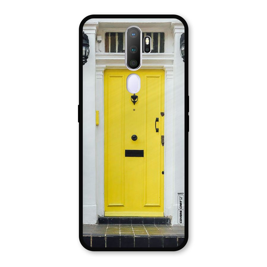 Yellow Door Metal Back Case for Oppo A5 (2020)