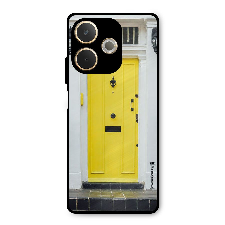 Yellow Door Metal Back Case for Oppo A5 Pro