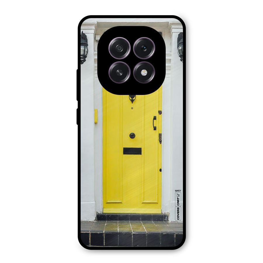 Yellow Door Metal Back Case for Oppo F29