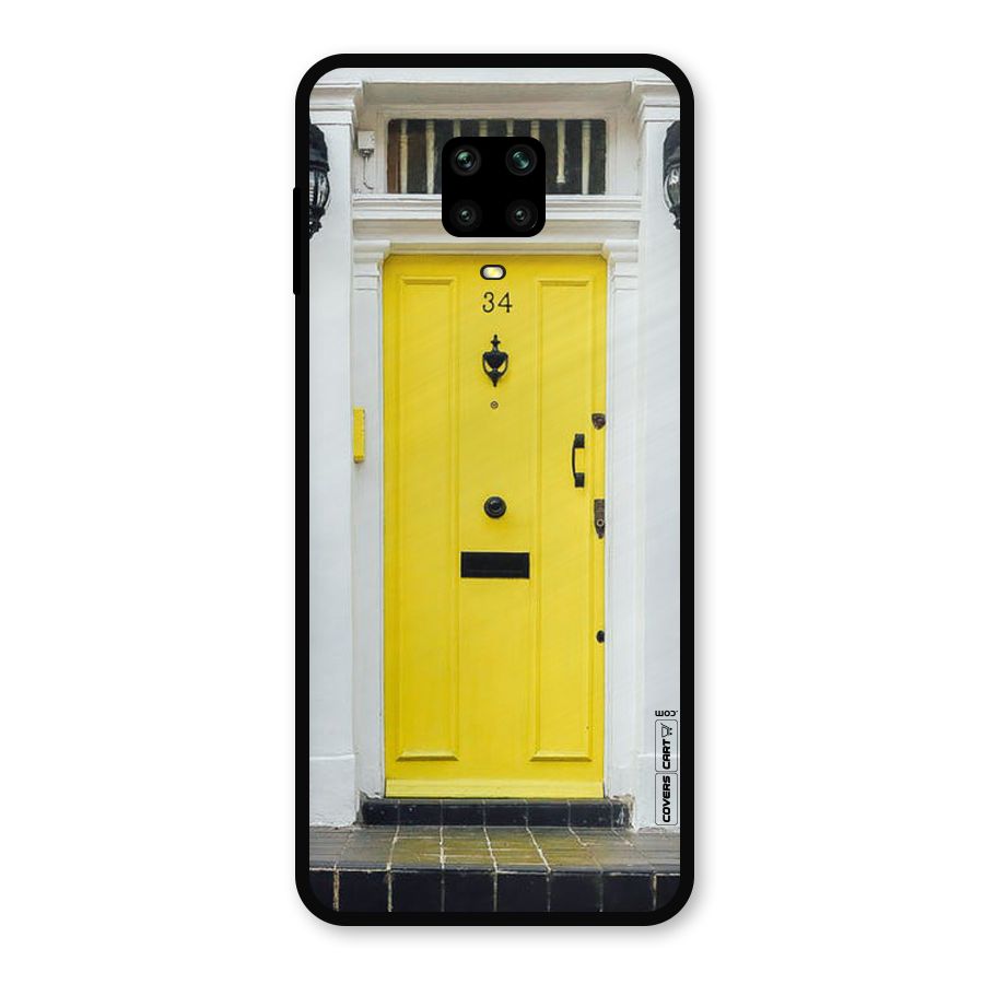 Yellow Door Metal Back Case for Poco M2