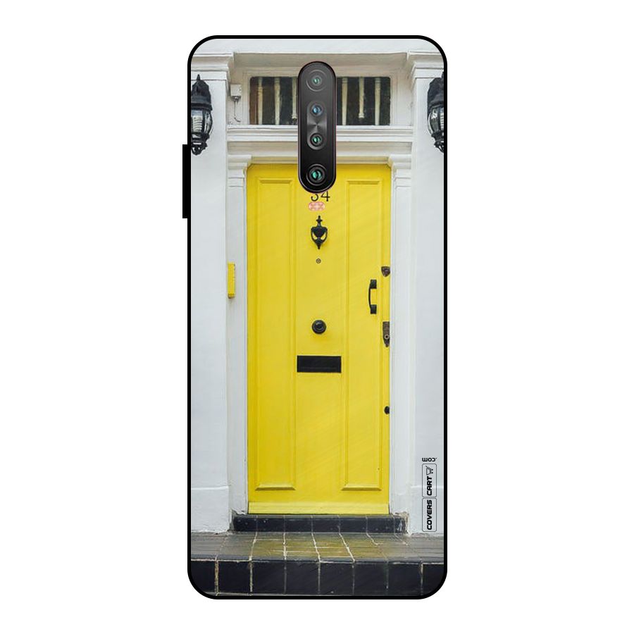 Yellow Door Metal Back Case for Poco X2