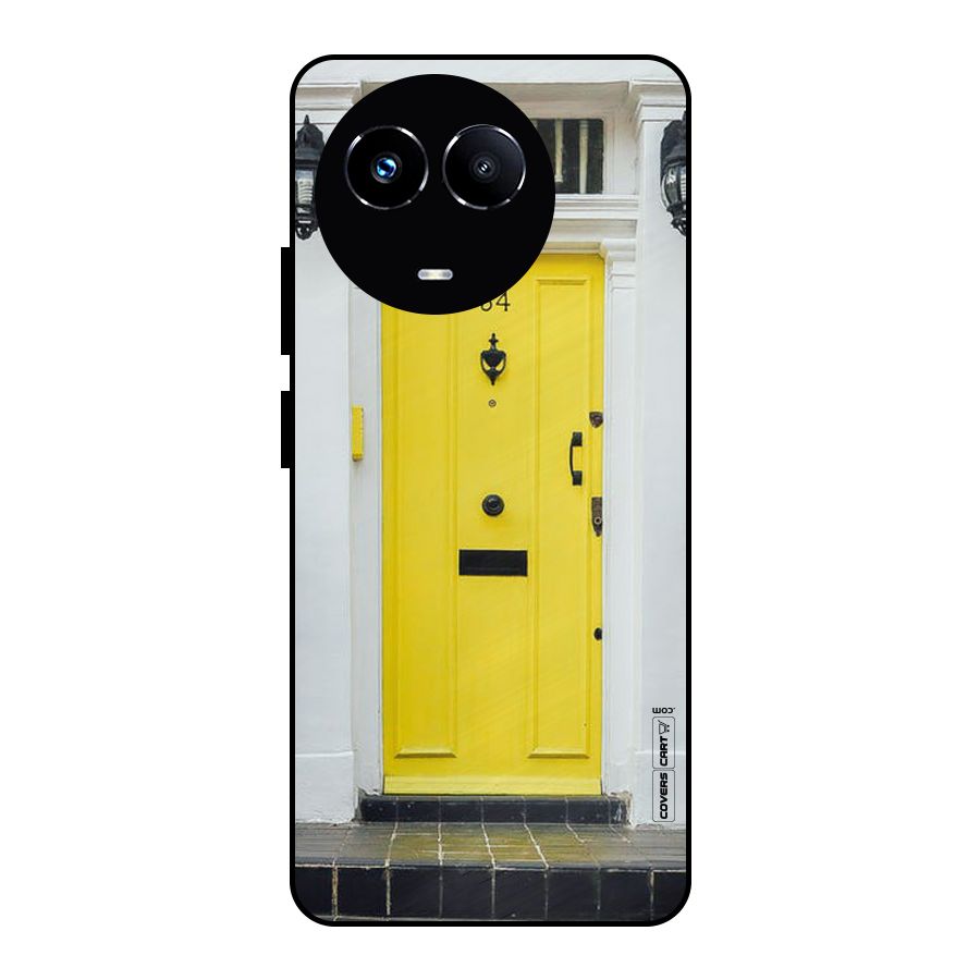 Yellow Door Metal Back Case for Realme 11X