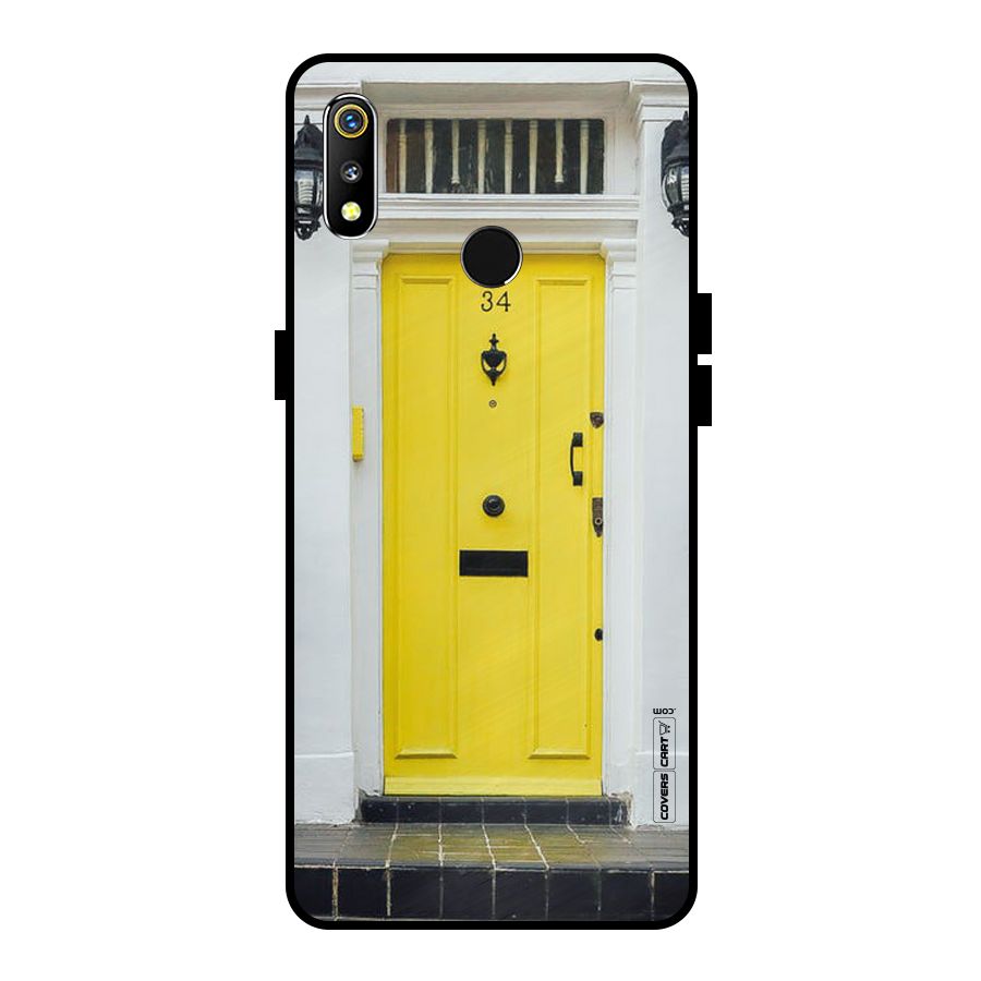 Yellow Door Metal Back Case for Realme 3i