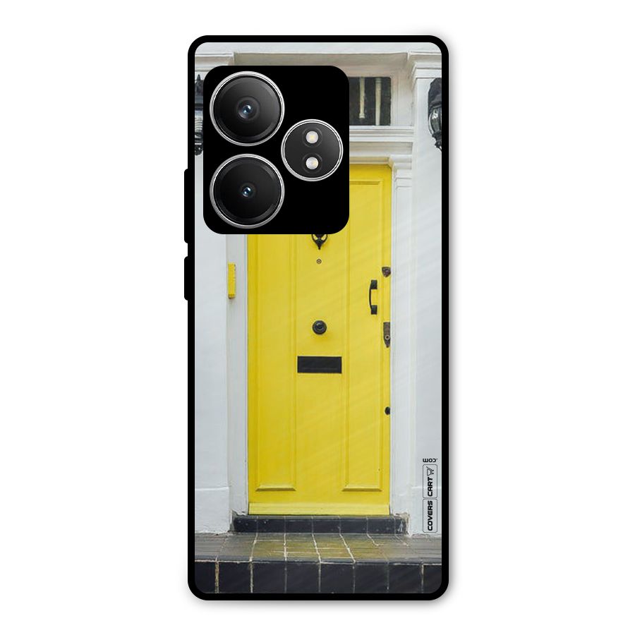 Yellow Door Metal Back Case for Realme GT 6T