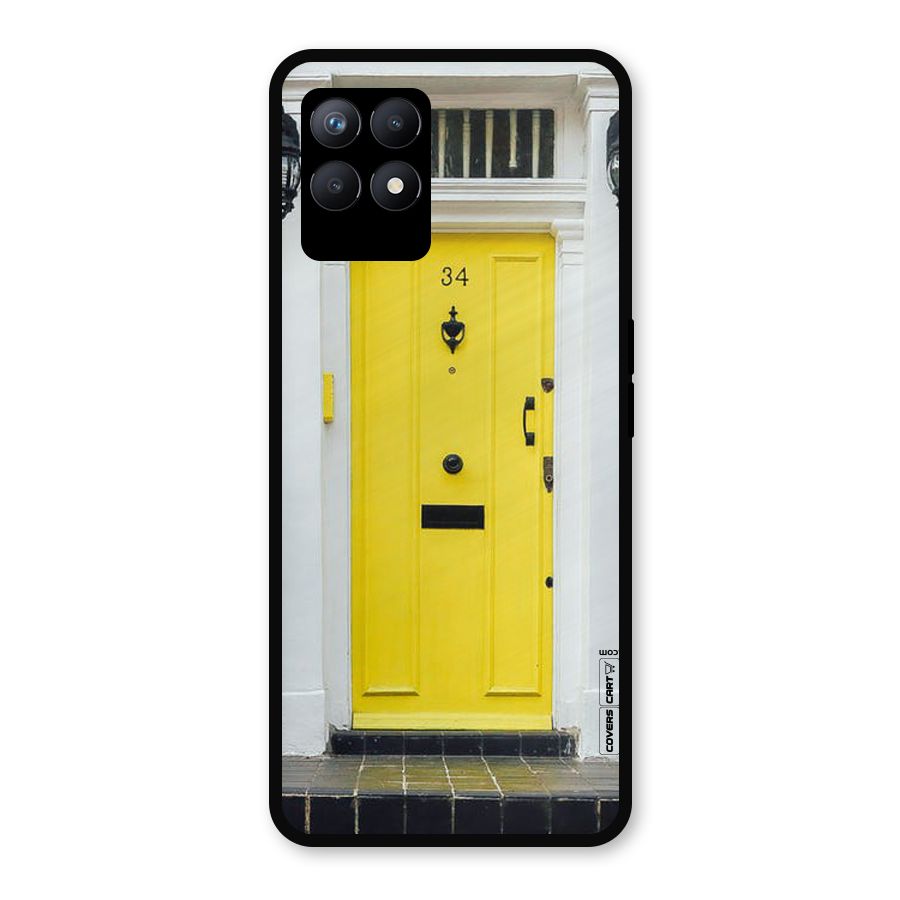 Yellow Door Metal Back Case for Realme Narzo 50